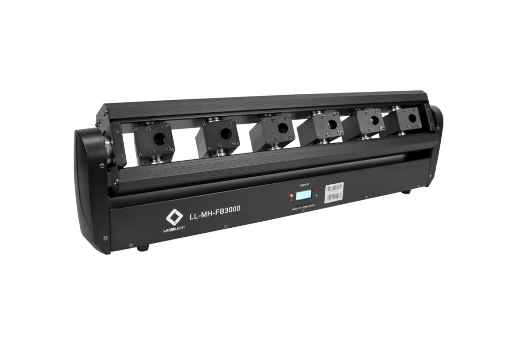 LLMHFB3000 MODEL II RIBALTA LASER RGB COM PAN E TILT Mak Audio DJ
